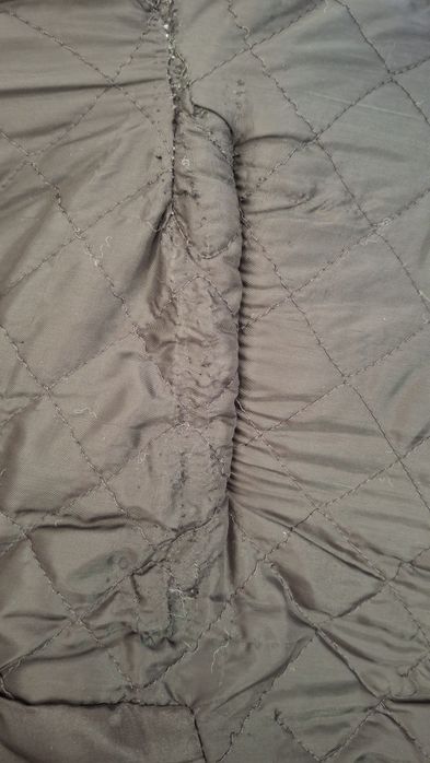 Casaca de pele preta Wing