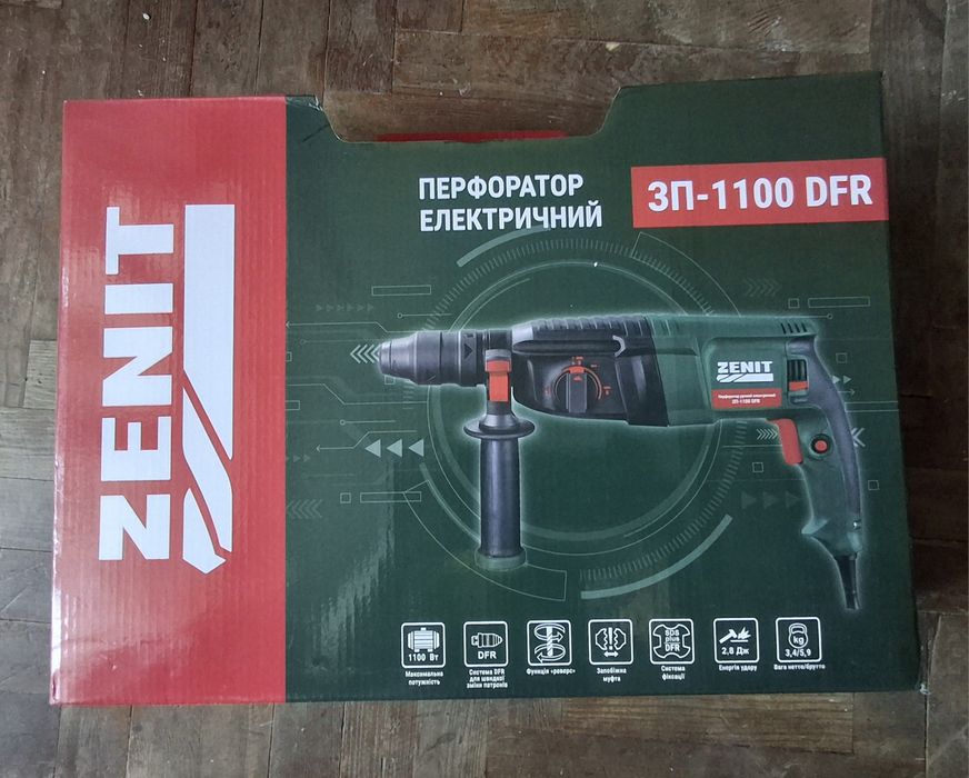 Перфоратор Зеніт ЗП 1100 DFR