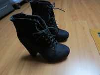 Botins pretos (ótimo estado) nº 36