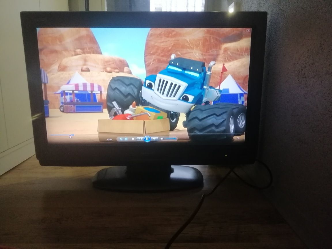 Tv telewizor SHARP AQUOS 32 cale monitoring reklamy 2X HDMI