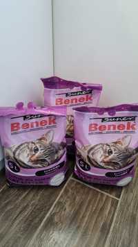 Żwirek dla kota Benek compact lawenda