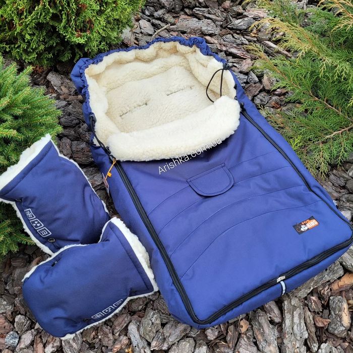 Конверт-чохол на овчині в коляску або на санки 98*48 см MAXI For Kids