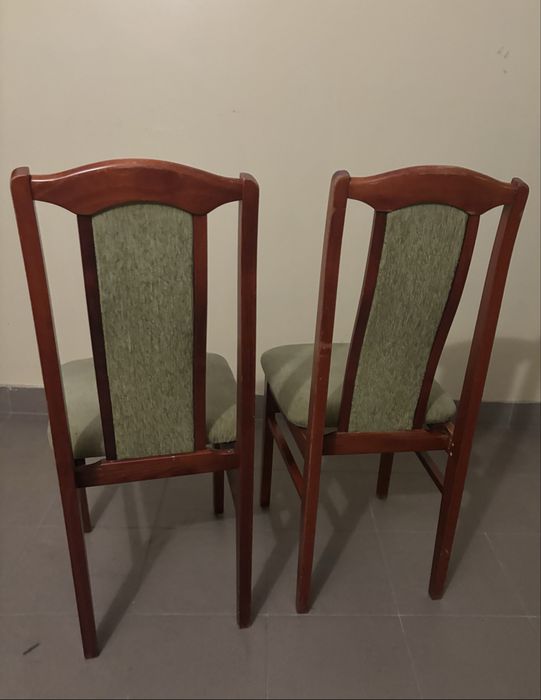 Krzesła do salonu jadalni drewniane tapicerowane