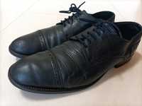 Sapatos Oxford Pretos para Homem - Pele Genuína (T. 45)