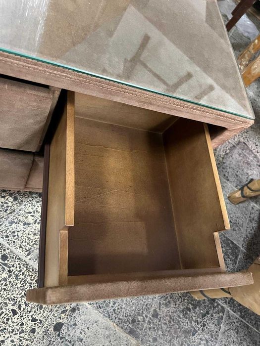 Movel Gavetas forrado a Camurça