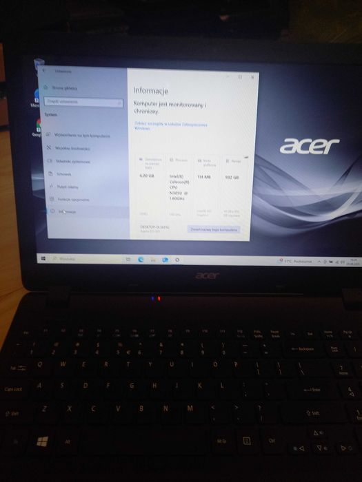 Laptop Acer Aspire ES1-531-C8S7  intel  HDD 1000 Gb  4G Ram