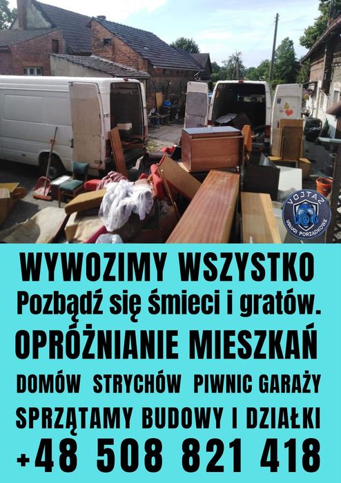 Wywóz Rzeczy Śmieci Opróżnianie Mieszkań Piwnic Domów Garaży