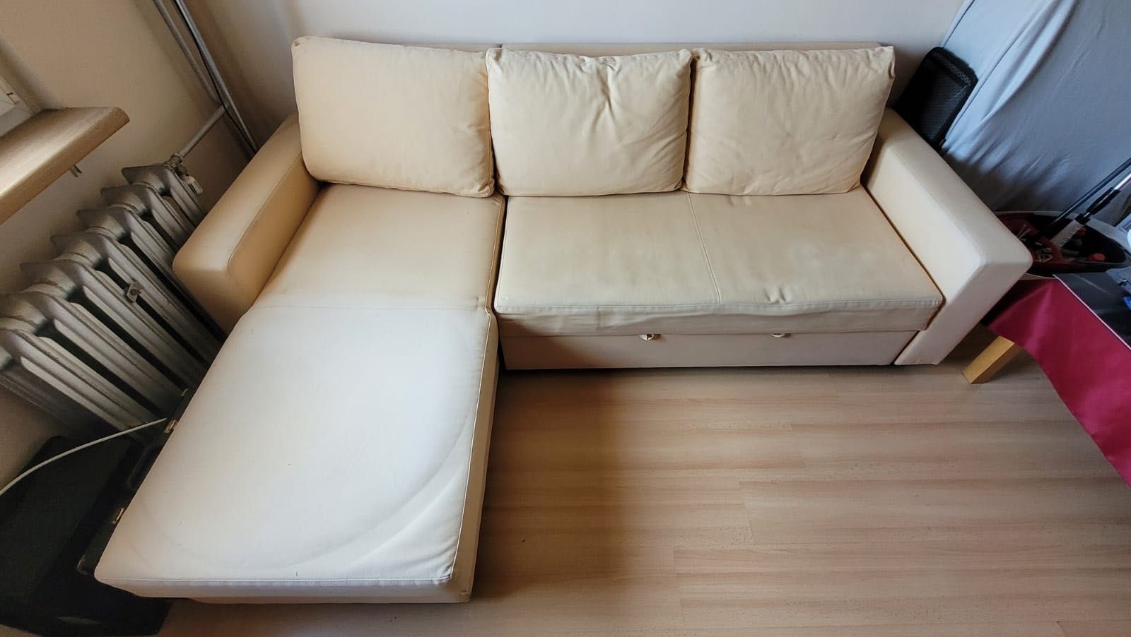 Narożnik Ikea kremowy