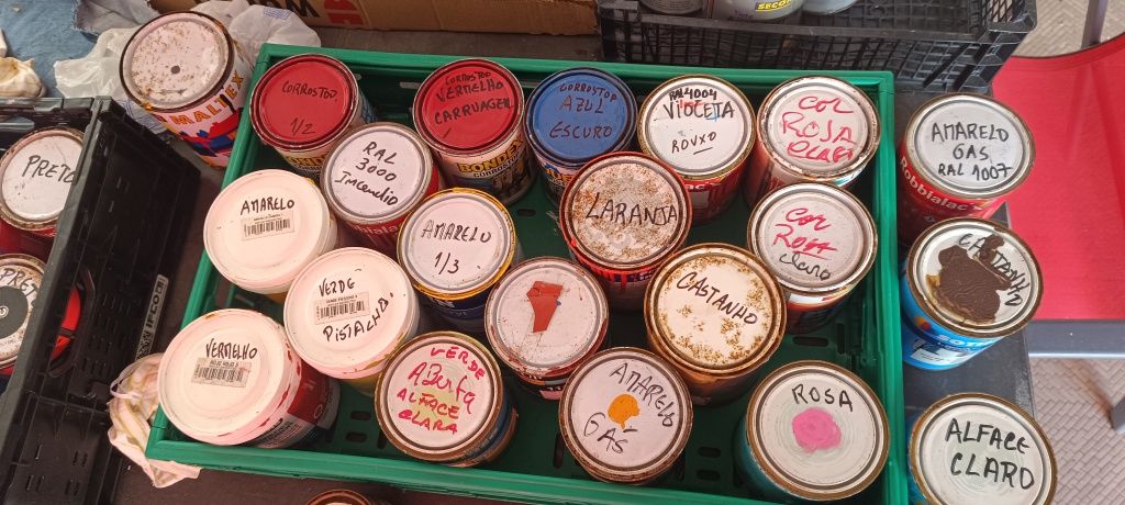 Latas de tinta 0,75ml