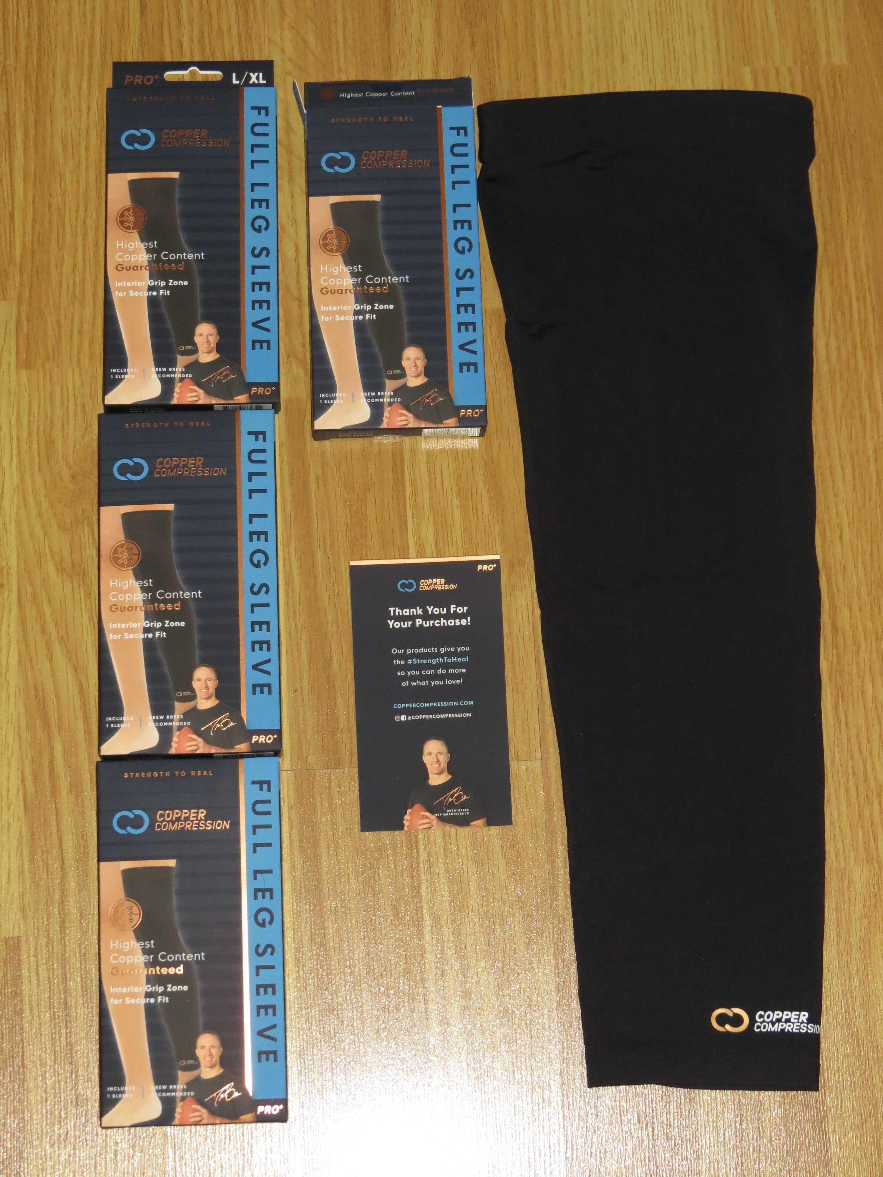 Гетри/гольфи спортивні компресійні Copper Compression Full leg sleeve