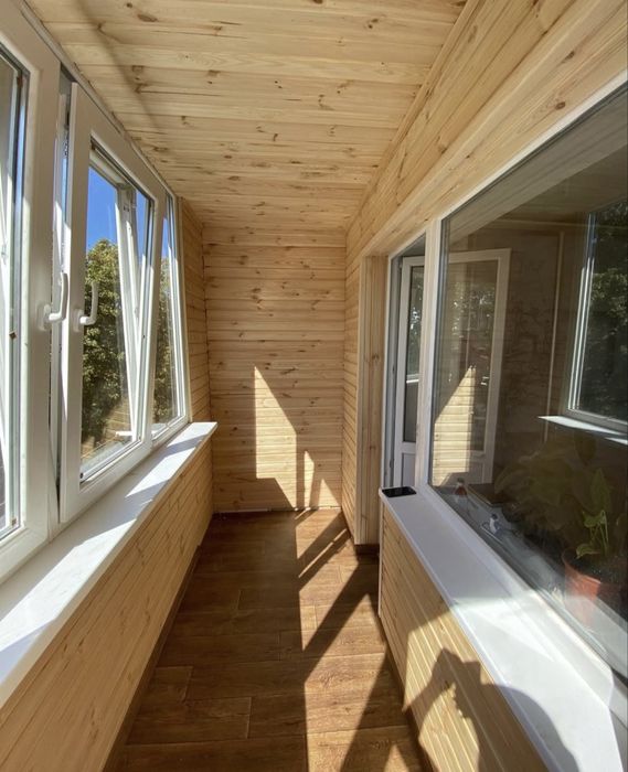 Балконы под ключь, рама, вынос, обшивка, утепление