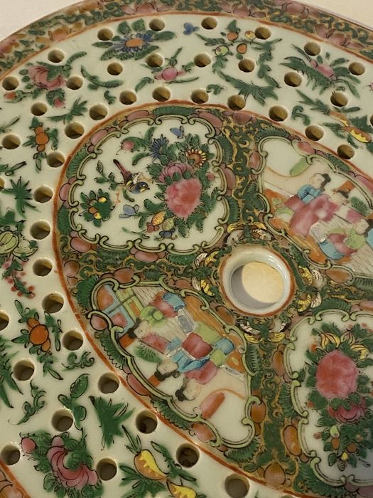 Grelha de travessa peixe em porcelana da china