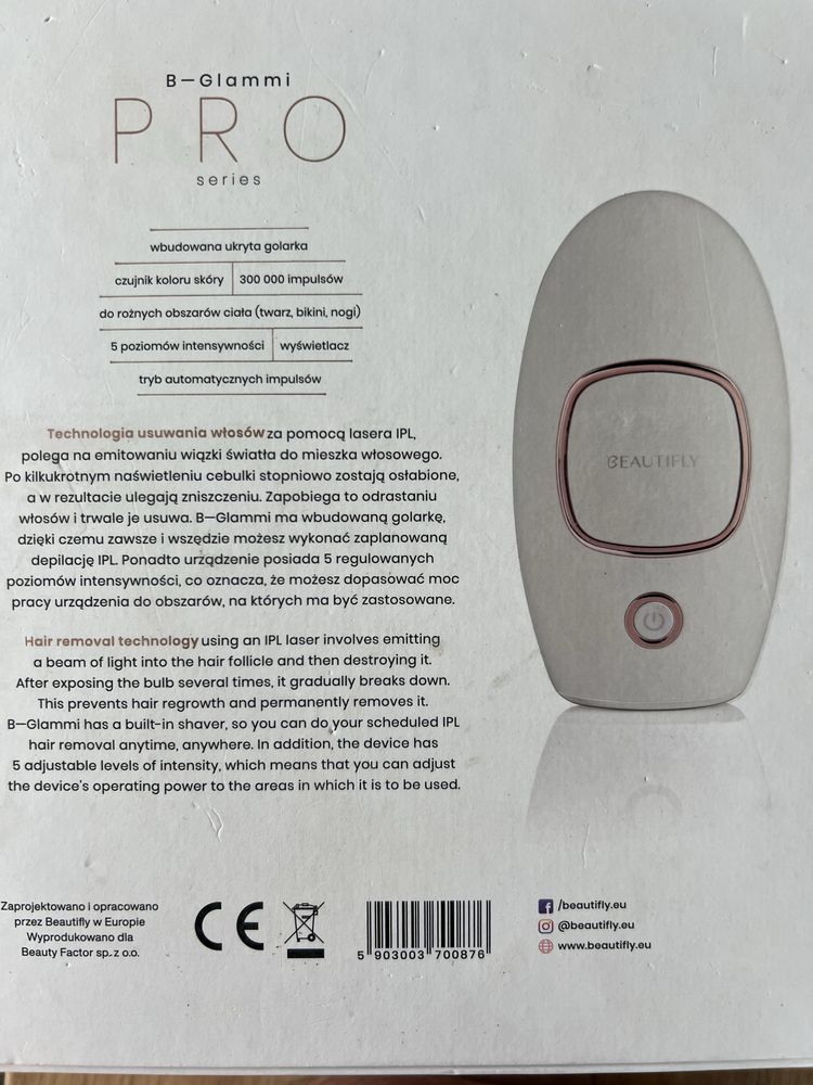 Depilator Laserowy B-Glammi Beautifly