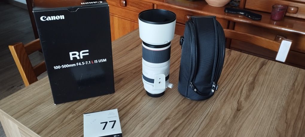 Vendo lente Canon 100-500 rf