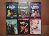 Rambo plus kino na zimę. 6 filmów na DVD. Używane. Stan bardzo dobry.