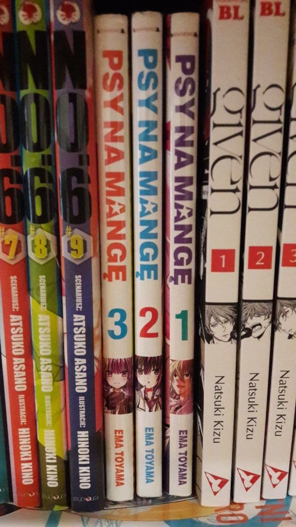 Manga Psy na mangę tomy 1 2 i 3