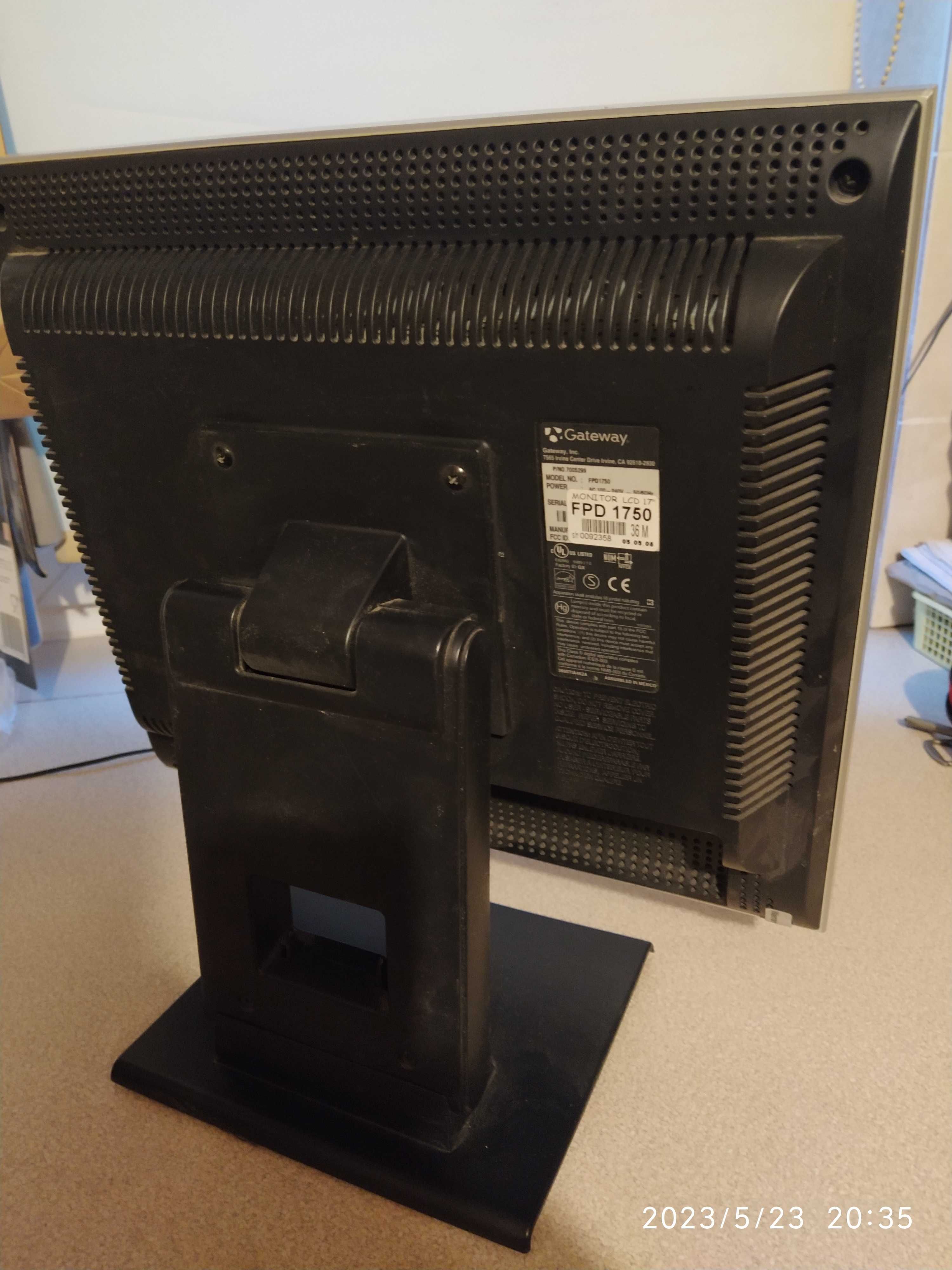 Monitor Gateway FPD1750 i 2 inne