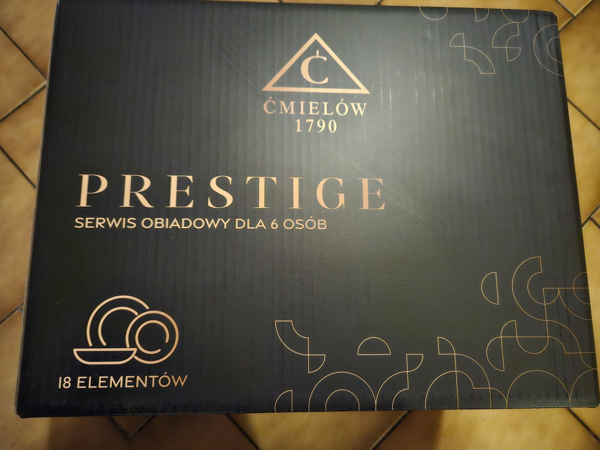 Zestaw porcelany Ćmielów