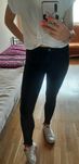 Spodnie czarne skinny rozmiar S, poszarpane