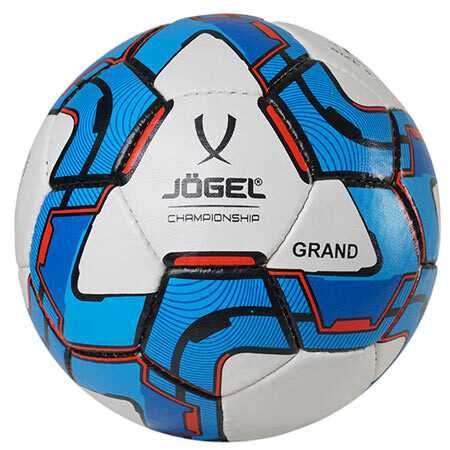 Мяч футбольный Grippy Jogel Nuevo/Grand синий /Grand серый