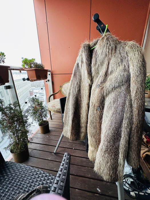 Futro z nutrii vintage S-M