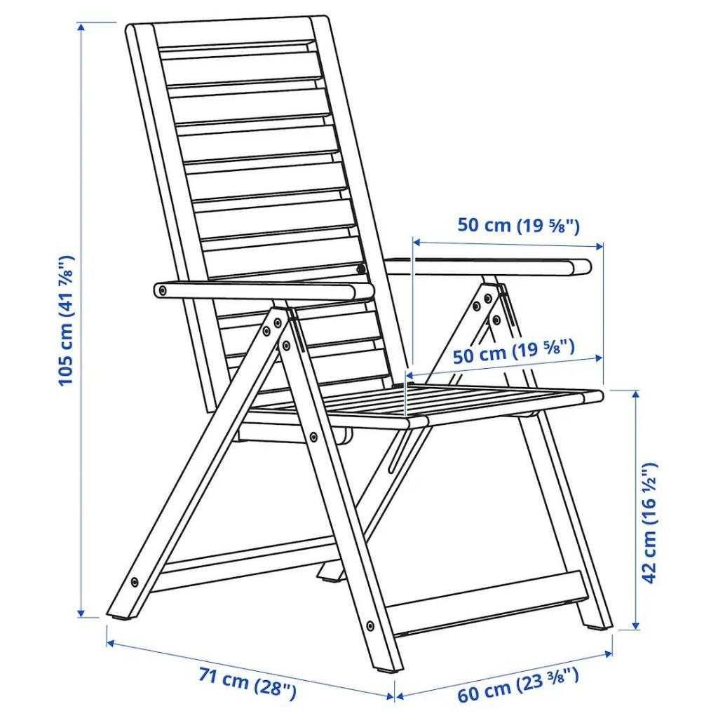 Komplet Mebli Ogrodowych: Stół z 4 Regulowanymi Krzesłami +GRATIS