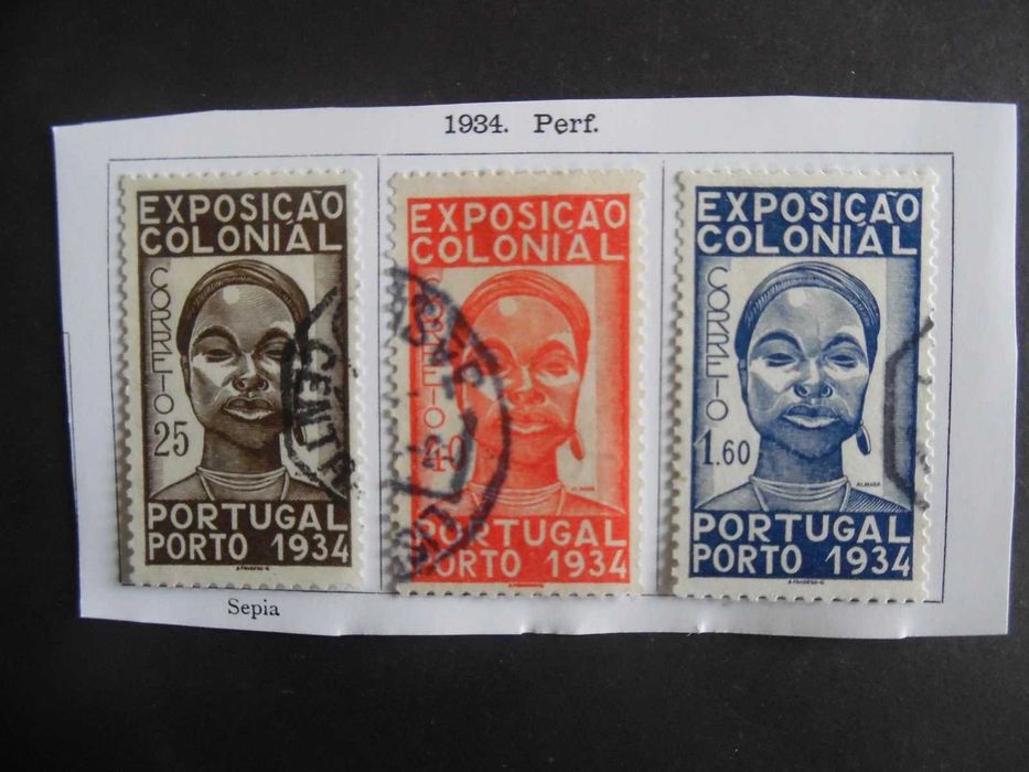 Selos Portugal 1934- exposição Colonial Completo