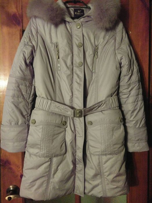 Зимняя курточка пальто 50 размер новая серая