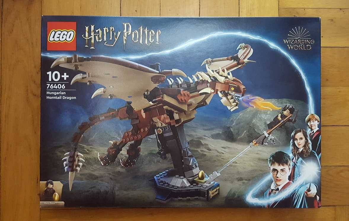 LEGO Harry Potter: 75979 + 76406 Hedwiga + Smok rogogon węgierski