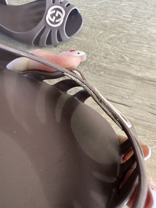 Gucci oryginalne baleriny gumowe 40