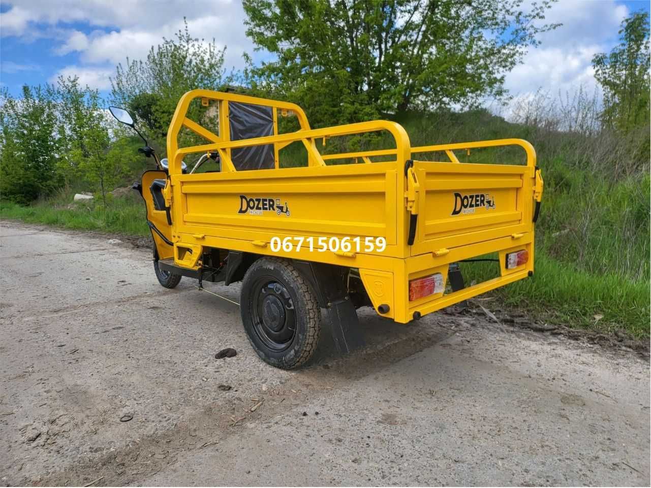 ЕЛЕКТРОТРИЦИКЛ ВАНТАЖНИЙ DOZER 1200W дозер доставка безкоштовна