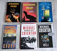6x Crichton Jurassic Park Jurajski Zaginiony świat Smocze kły Kongo Ró