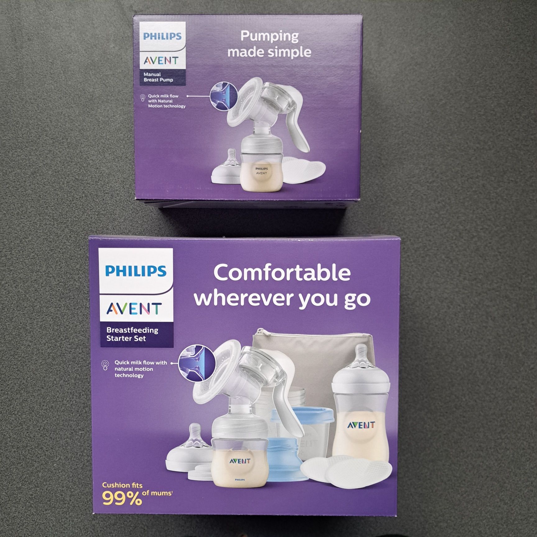 Ручной молокоотсос и набор для хранения Philips Avent. Разные