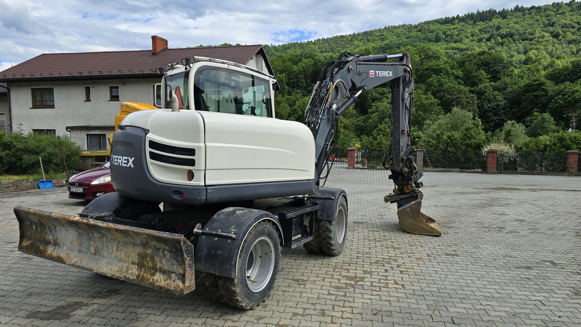 Koparka Terex TW85, koparka 8ton, rototilt, engcon