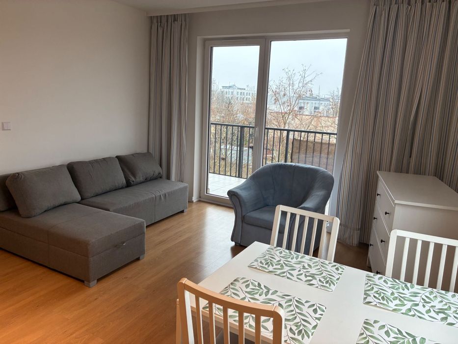 Wynajmę jasne umeblowane mieszkanie 44 m2