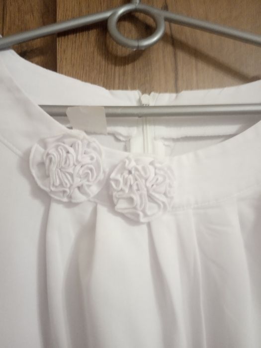 Elegancka biała bluzeczka, rozmiar 44