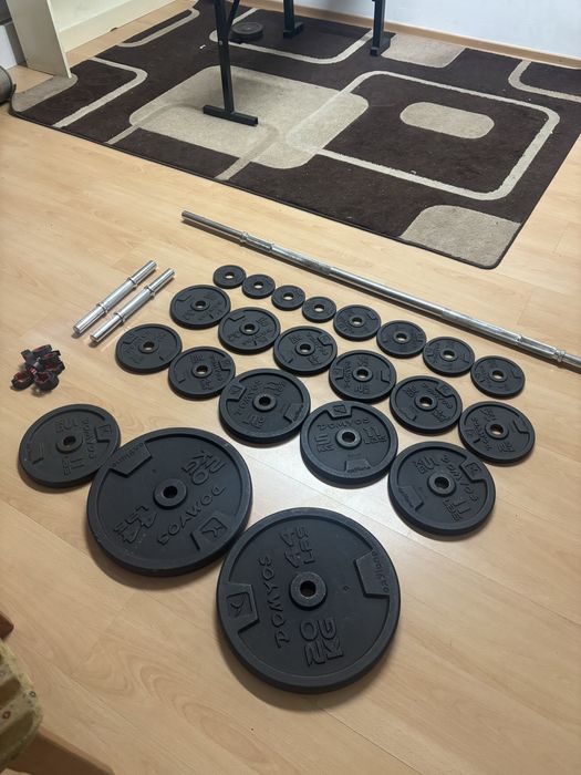 Siłownia domowa 82 kg obciążenia