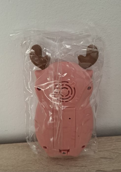 Nowy Interaktywny Telefon-Zabawka dla Dziecka Różowy Renifer