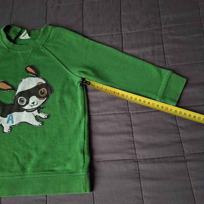 Zielona bluza i spodnie dresowe 86 dla chłopca  H&M gratis spodnie