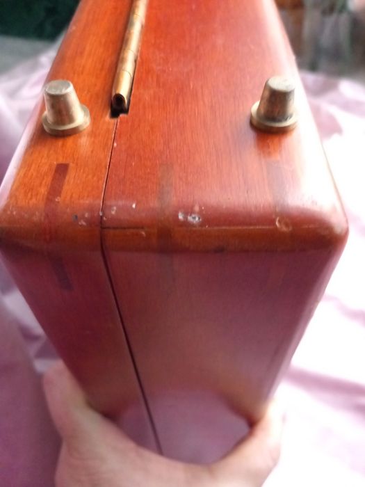 Aktówka drewniana ,walizeczka ,kuferek