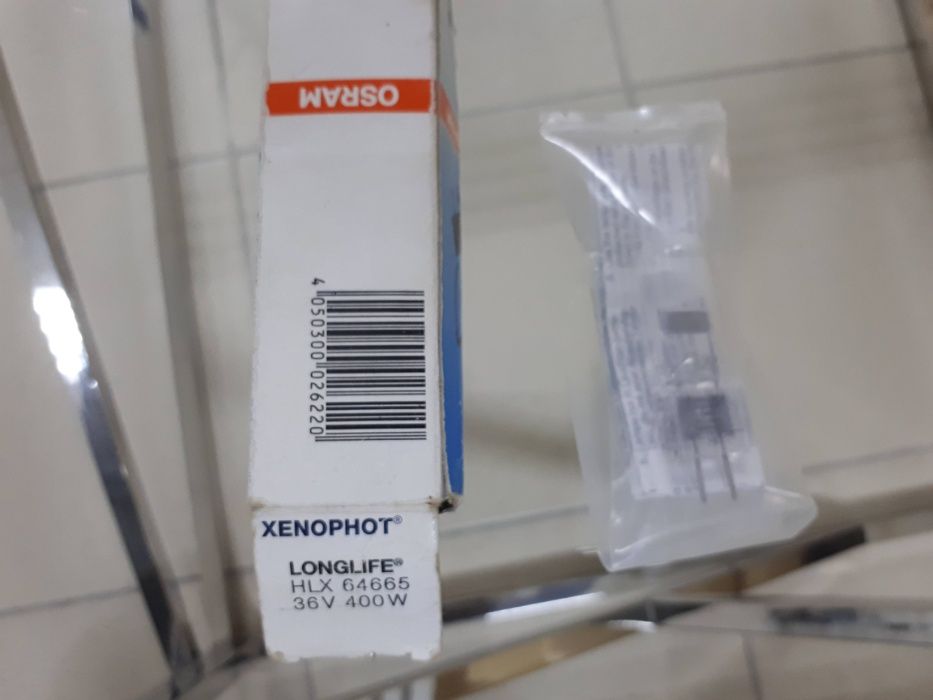 Лампа Osram 64665 HLX 400W 36V LONGLIFE G6.35 Новая