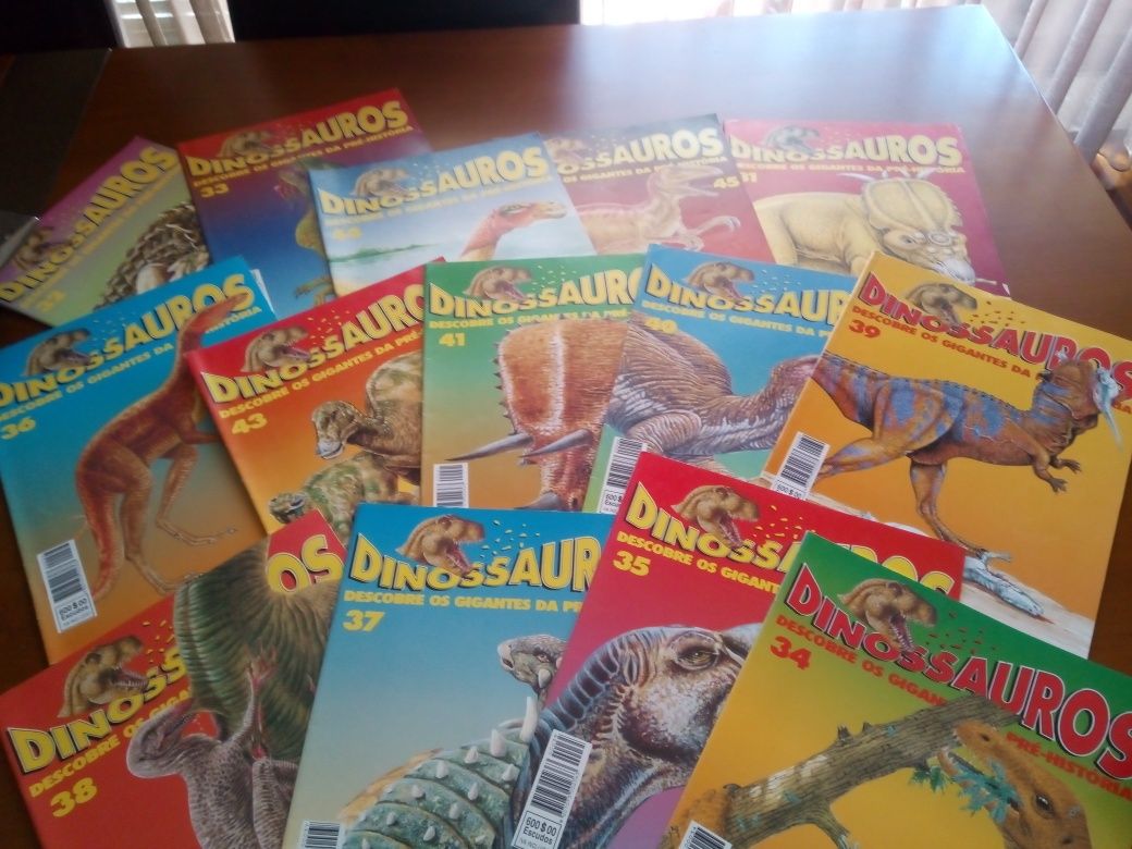 Revistas Dinossauros Vintage