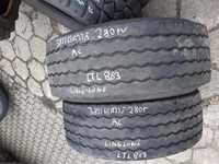 Para opon z pogłębionym bieżnikiem 385/65R22.5 Ling Long