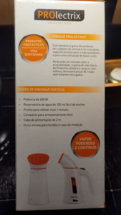 Máquina de Engomar a Vapor Portátil PROlectric (Pouco Usada)