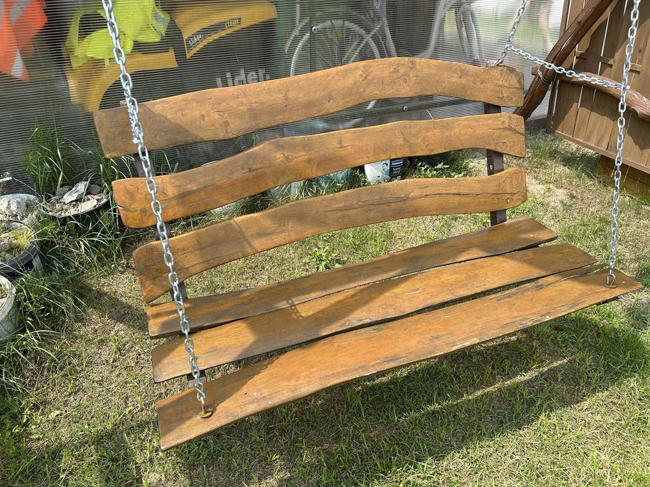 Sprzedam konstrukcje hustawki + ławka