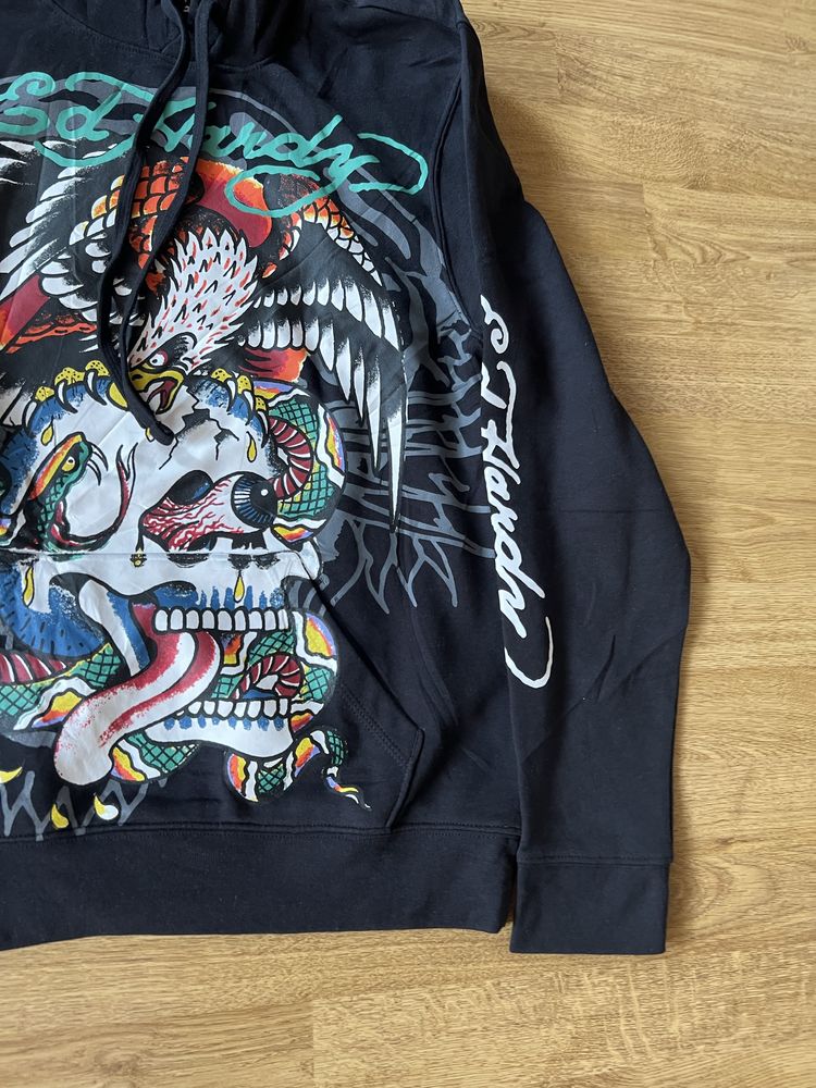 Bluza z kapturem ed hardy , rozmiar M