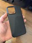 Чехол для iPhone 14 pro max Leather Case with MagSafe Ink deep purple