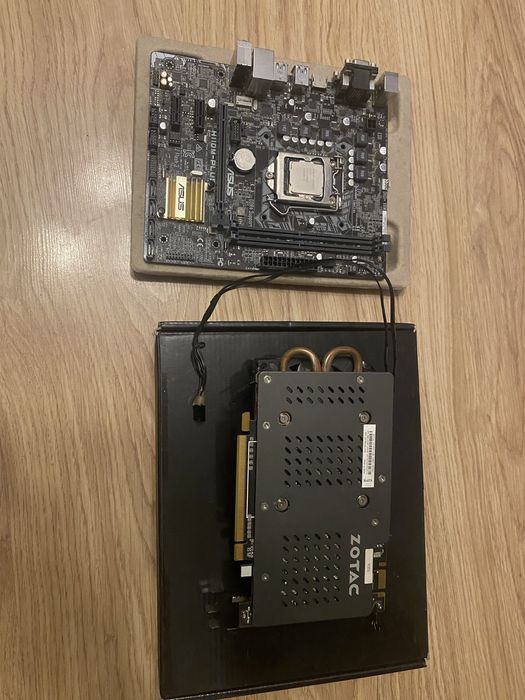 Płyta główna + procesor pentium G4560 + karta graficzna gtx960 4gb