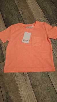 Pomarańczowa koszulka Minoti 80/86