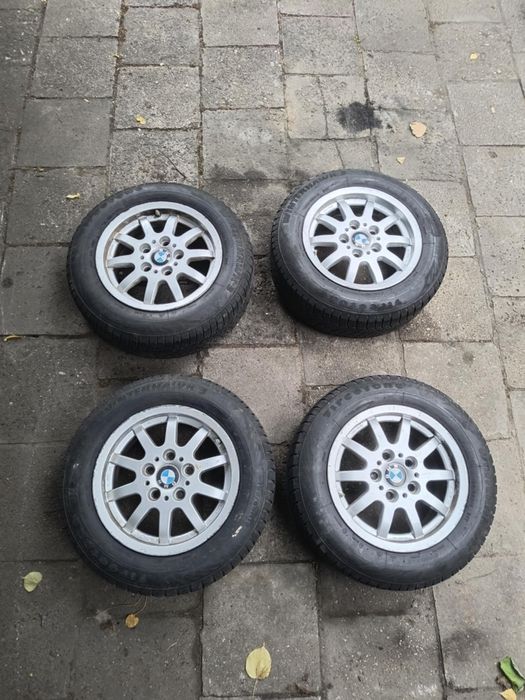 Koła felgi z oponami BMW 5x120 styling 28 et47 7J 195/65/r15 firestone